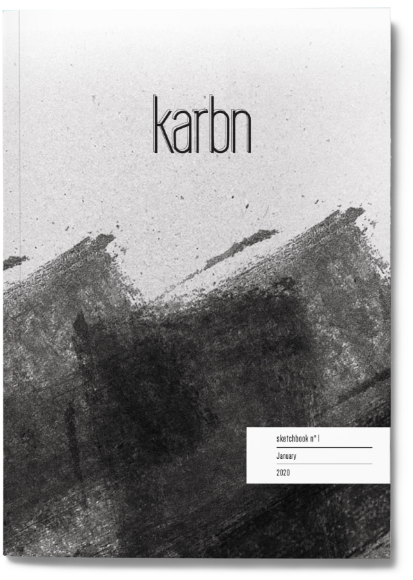 Karbn Magazine Mockup - Sketchbook 1