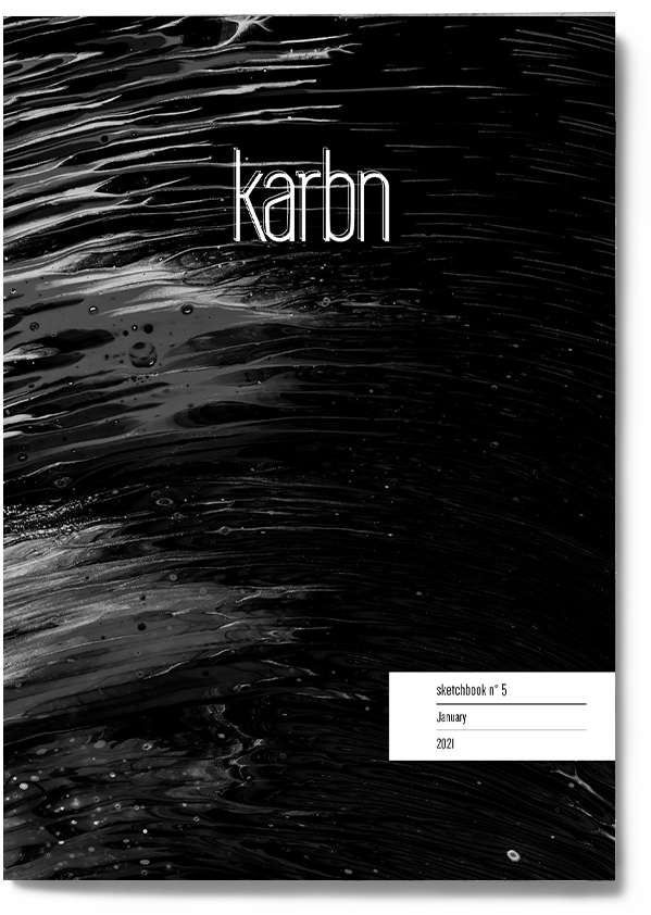 Karbn Magazine Mockup - Sketchbook 5