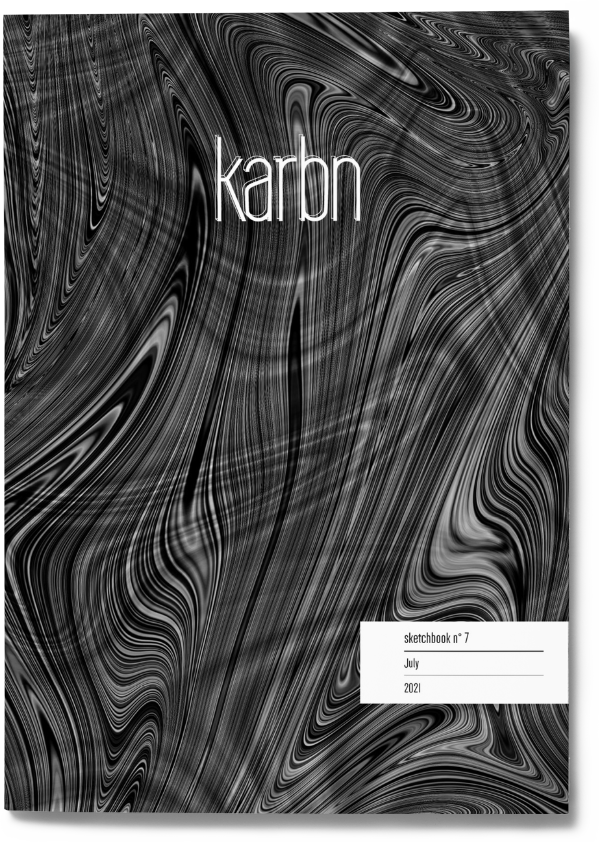 Karbn Magazine Mockup - Sketchbook 7